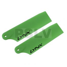 LX60472      Lynx Plastic Tail Blade 47 mm   Green Neon 300X